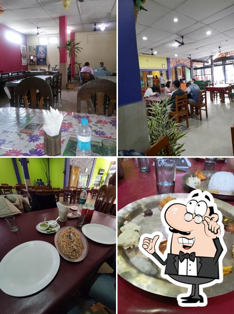 The interior of Y2K Dhaba cum lodge