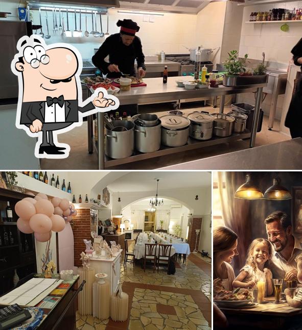 Tra le diverse cose da Ristorante lory Bella si possono trovare la interni e bevanda