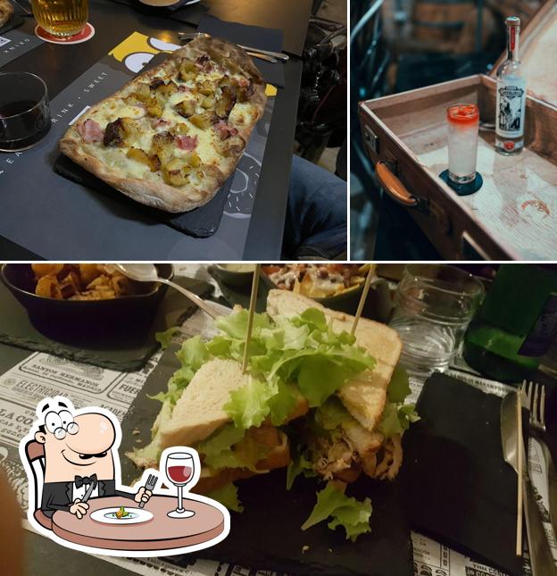 La immagine della cibo e alcol di Bistro