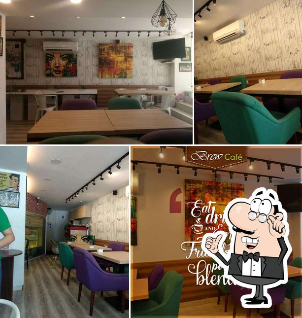 The interior of Brew Cafe