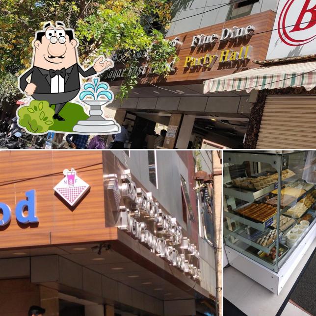 Enjoy the view at the outside area of New Sagar Fast Food And Family Restaurant