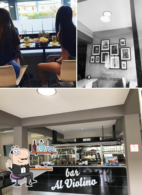 Gli interni di Bar Al Violino