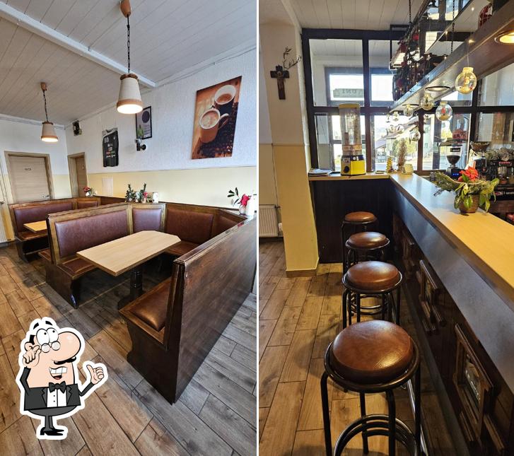 Gli interni di Bar Rimljanček