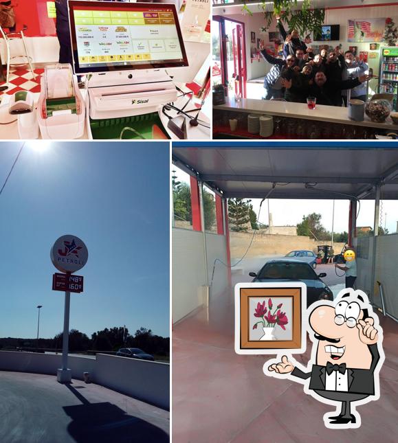 Gli interni di Autolavaggio Self Service JPETROLI con bar e benzinaio