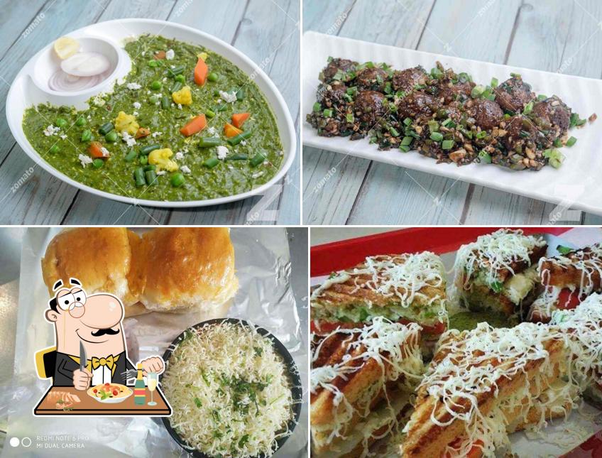 Food at Curry And Combo Twist