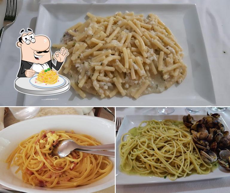 Spaghetti alla carbonara al Da Pepè