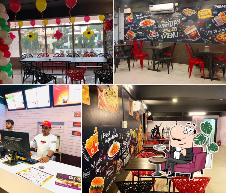 Check out how Grill Inn Daman looks inside