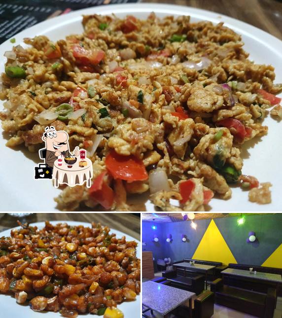 Among various things one can find food and interior at JD's Public Headquarter