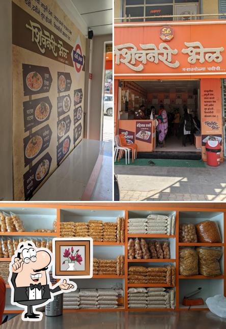 The interior of Shivneri Bhel