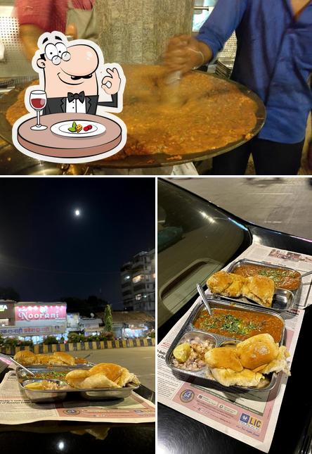 Food at Solly Pav Bhaji
