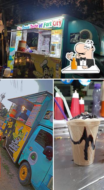 Enjoy a beverage at The Royal Taste of Fort City