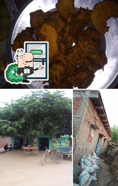 The image of Vaishno Sweets Buxar’s exterior and food