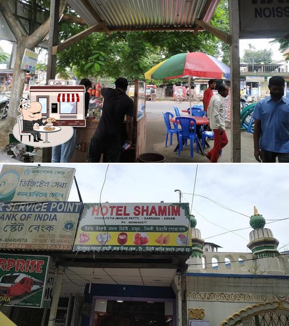 The exterior of Shamim Fast Food & Restaurant