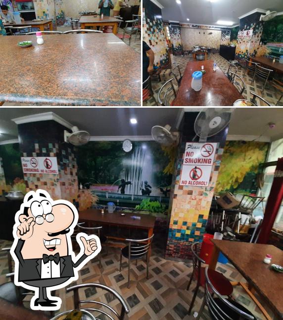 The interior of Annapurna Hotel
