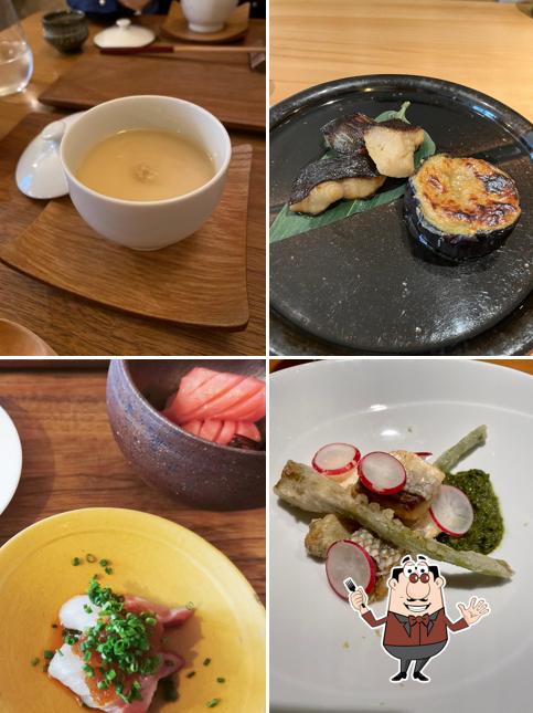 Nourriture à EnYaa (Restaurant & Cave à Saké et Champagne)