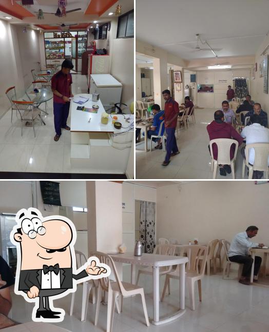 The interior of Krishna fast food