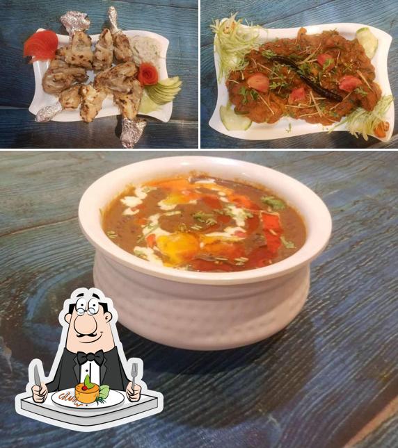 Among different things one can find food and interior at Pegtalks Beer Bar & Restaurant