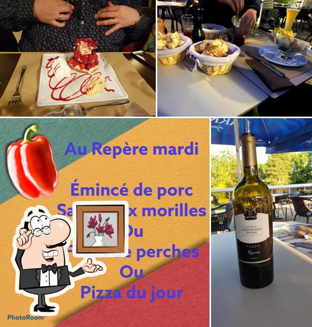 Dai un’occhiata alla foto che raffigura la interni e cibo di Restaurant Le Repère