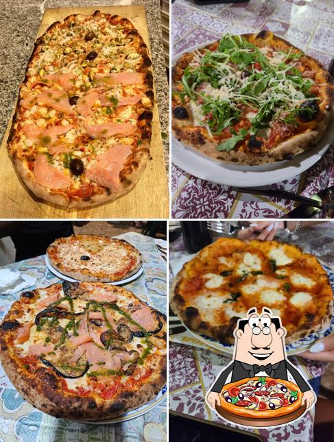 A Pizzeria Ristorante Galbasa, puoi ordinare una bella pizza