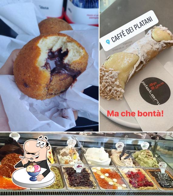 Caffè dei Platani offre un'ampia selezione di dolci