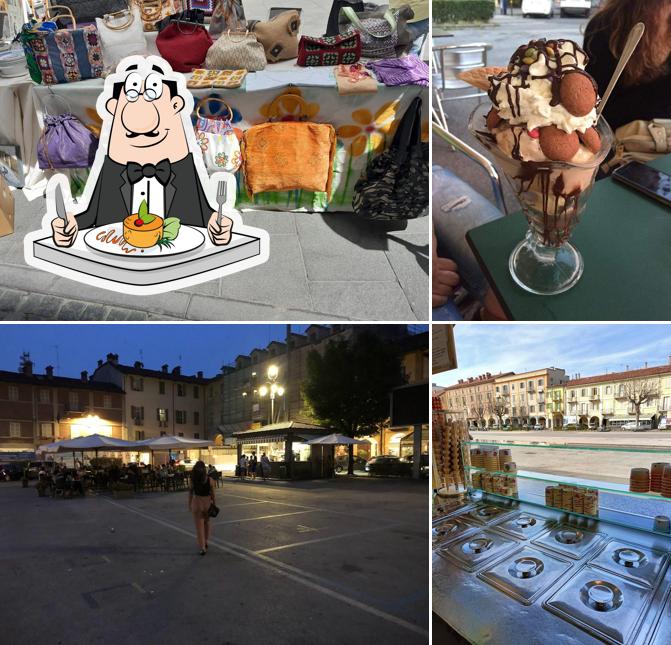 La foto di cibo e esterno da La Baraca Di Gelatö