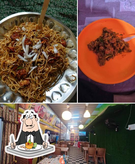 The picture of food and interior at Guntur foods