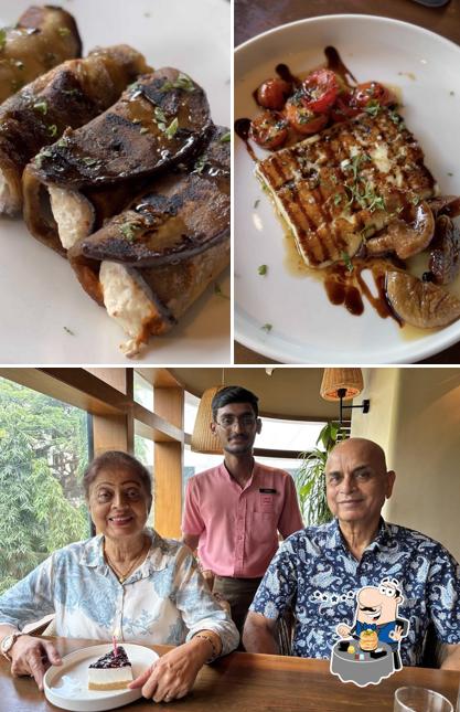 The restaurant's food and beverage
