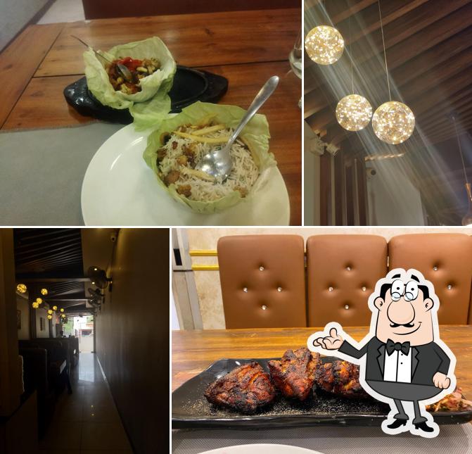 The interior of Mecca Grills