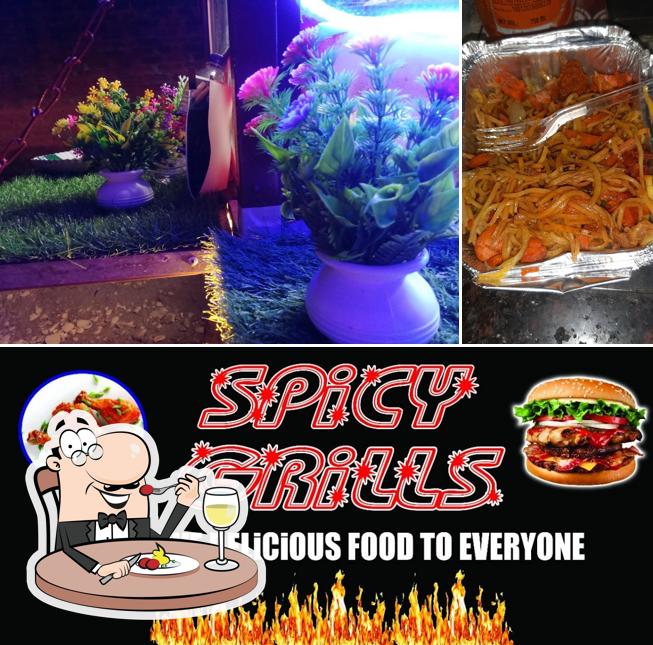 Food at SPICY GRILLS Potato paradise