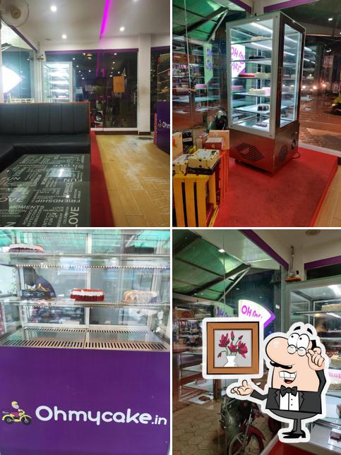 The interior of oh my cake Kakkanad