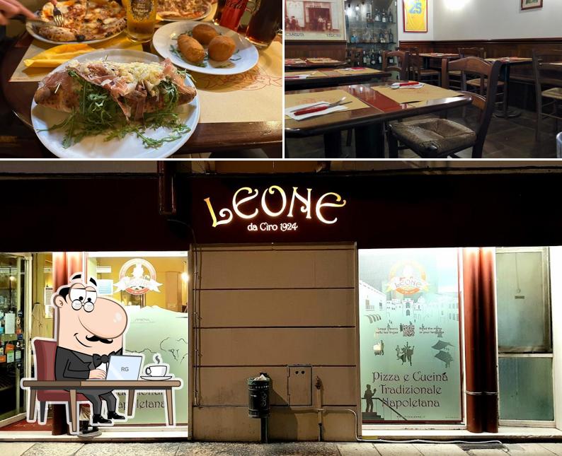 Gli interni di da Ciro Leone 1924