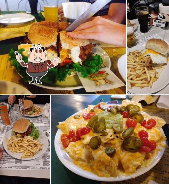 Cibo al Hangar Burger