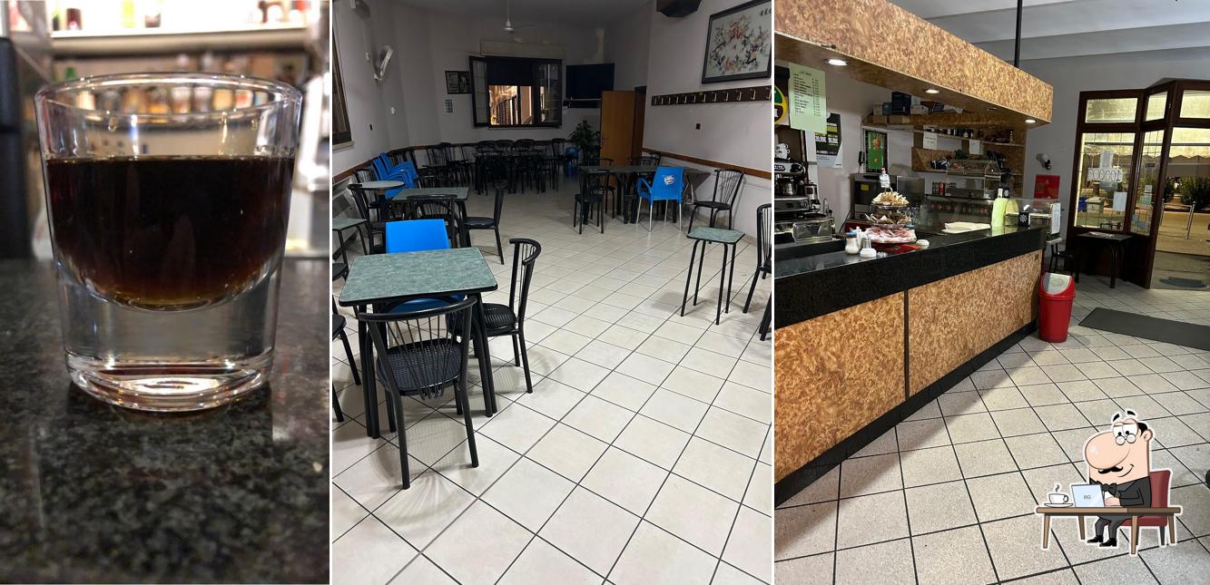 Gli interni di Bar Americano