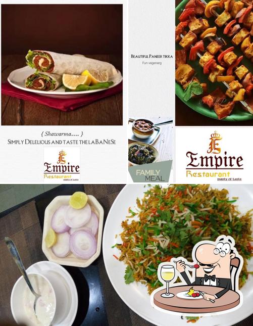 Meals at Empire Restaurant