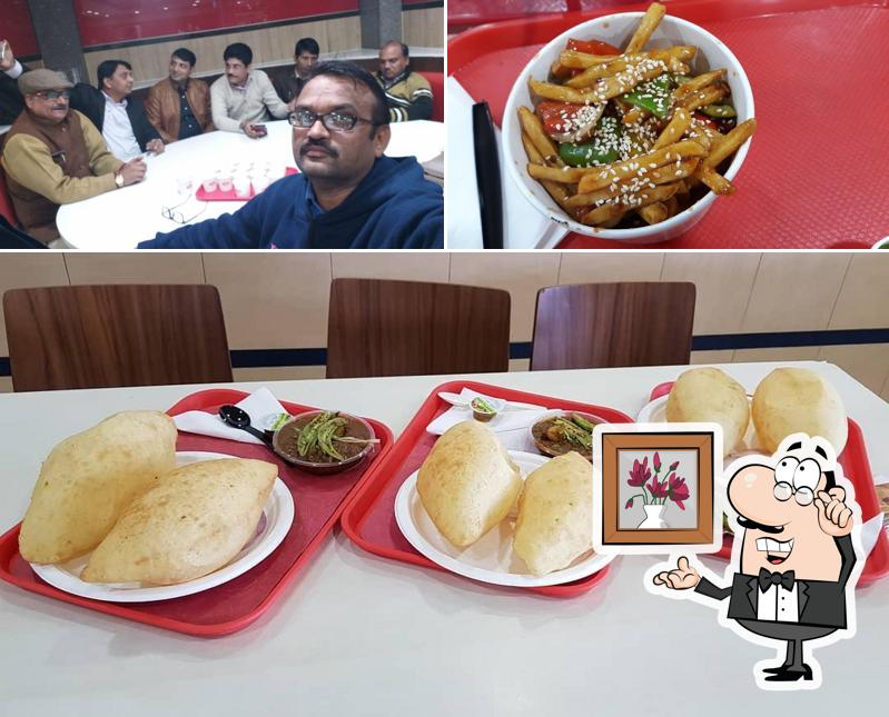 Haldiram's - Shipra Mall is distinguished by interior and food