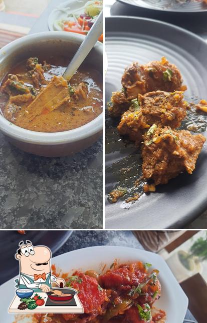 Chicken curry at Hotel Jatra