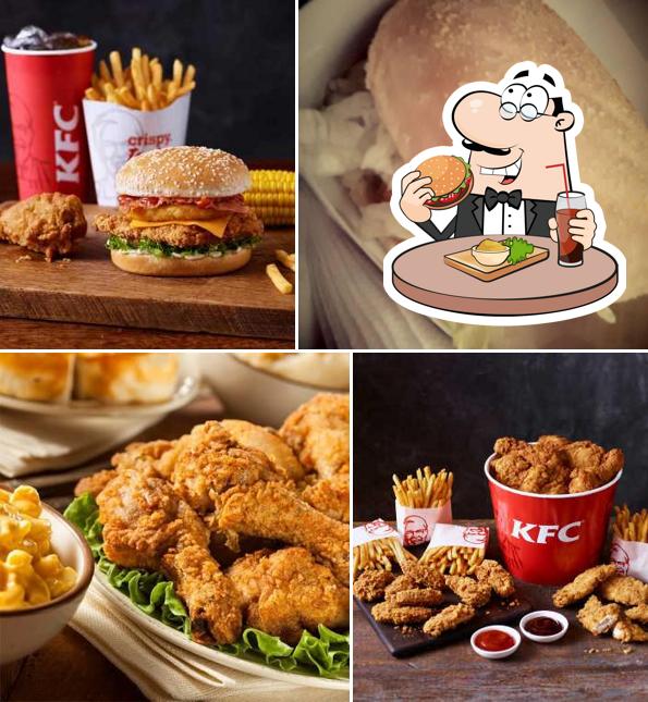 Hamburger at KFC