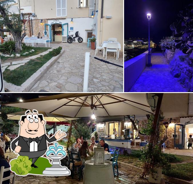 L'area esterna è una caratteristica importante di Ristorante Lupi di Mare