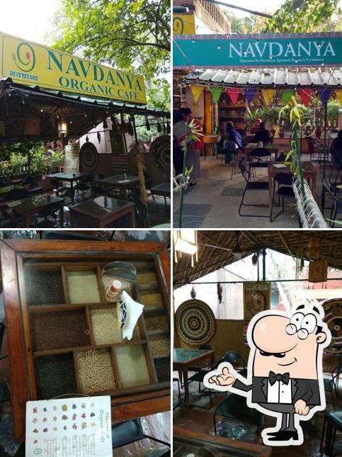 The interior of Navdanya Organic Slow Food Restaurant and Shop