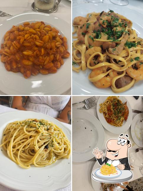 Spaghetti alla carbonara al Ristorante Albaruja Roma