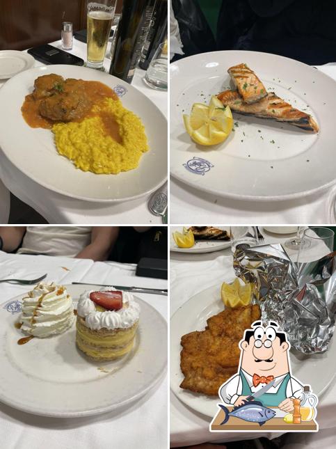 Salmone grigliato al Biffi in Galleria