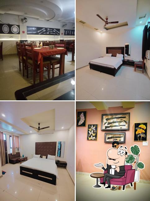 The interior of Hotel Kanha Inn Kota
