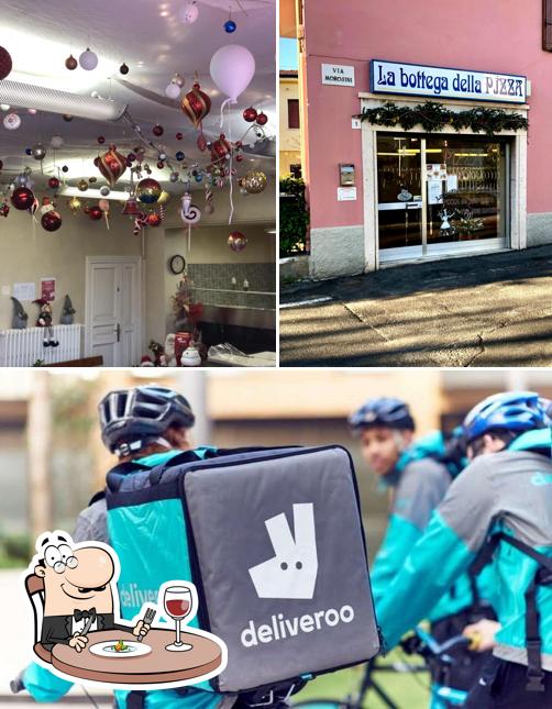 La cibo e interni del ristorante