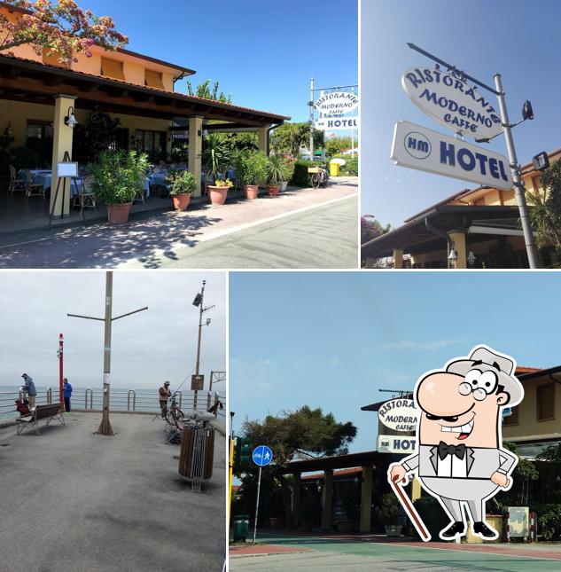 Gli esterni di Ristorante Moderno Al Mare