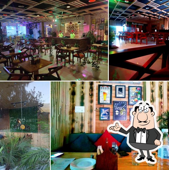 Rustic Wood Bar & Grill