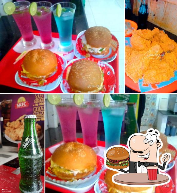 Try out a burger at SRFC