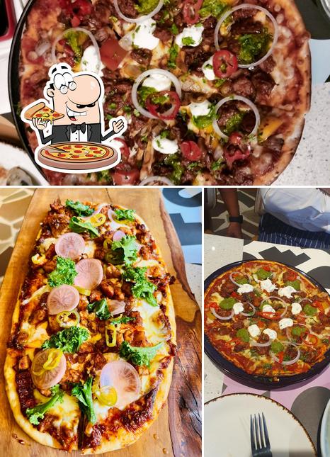 Try out pizza at Seesaw