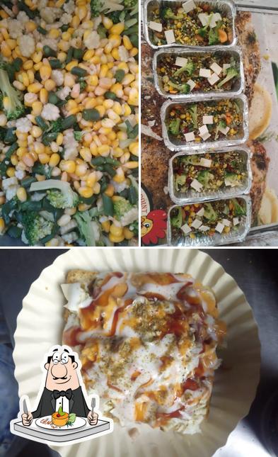 Food at Vicky Egg Point & steam chicken