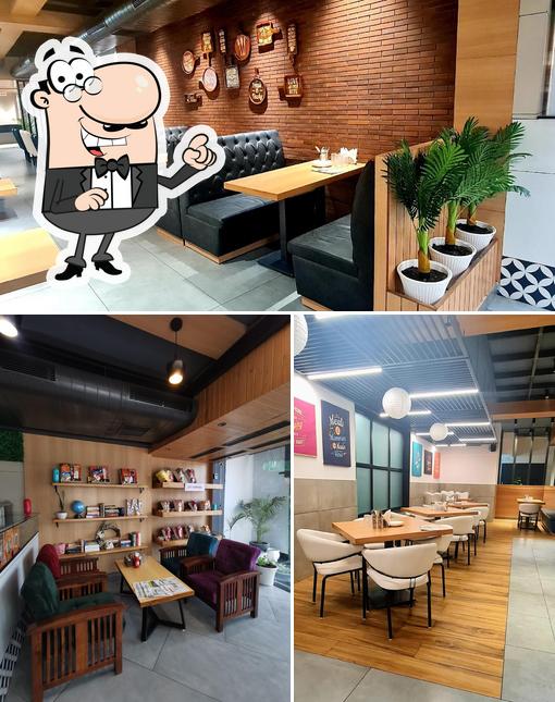The interior of Willkommen, Kitchen & Bar