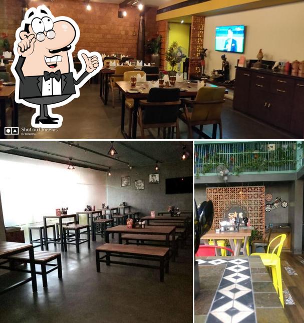 The interior of Salut Gastropub